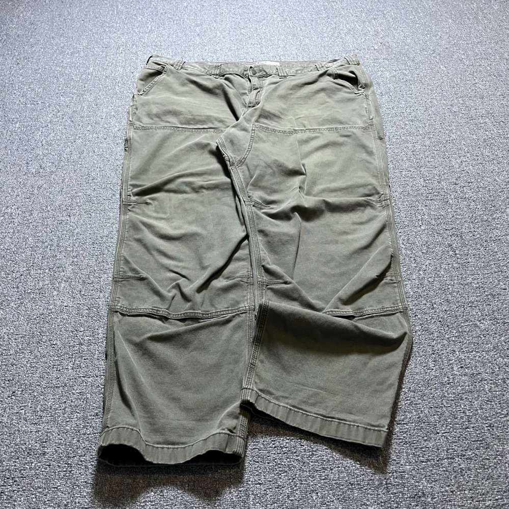 Carhartt Rugged Flex Double Front Work Pants 46x32 Olive Green BN2802-M Relaxed